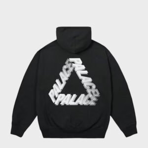 palace speed p3 black hoodie