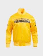 pittsburgh penguins classic satin jacket