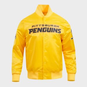 pittsburgh penguins classic satin jacket