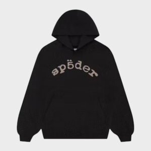 sp5der vvs black hoodie