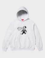 supreme homerun ash grey hoodie