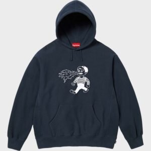 supreme homerun navy hoodie