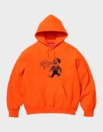 supreme homerun orange hoodie