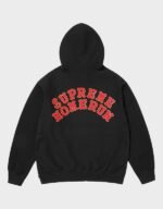 supreme homerun pullover black hoodie
