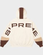 supreme paneled natural pullover hoodie