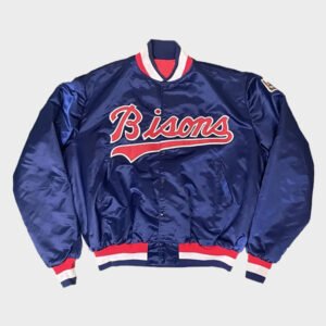 vintage buffalo bisons baseball jacket