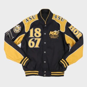alabama state racing twill jacket