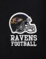 baltimore ravens graphic pullover hoodie black