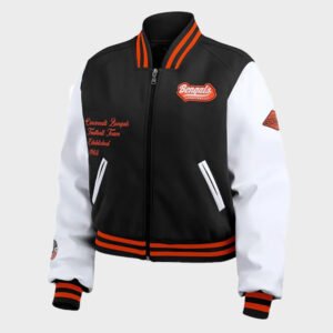 cincinnati bengals varsity jacket