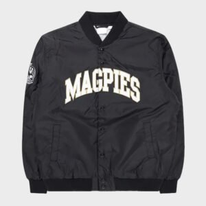 collingwood magpies bomber jacket