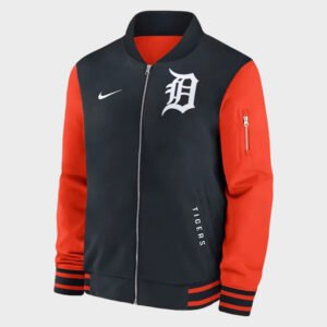 detroit tigers dugout bomber jacket