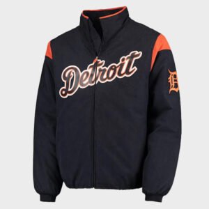 detroit tigers on field thermal black jacket