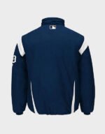 detroit tigers on field thermal navy full zip jacket