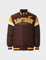 hawthorn hawks fan brown jacket