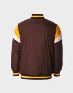 hawthorn hawks fan brown varsity jacket