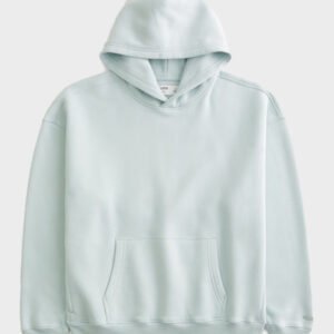 hollister boxy blue grey hoodie