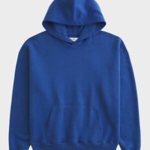 hollister boxy blue hoodie