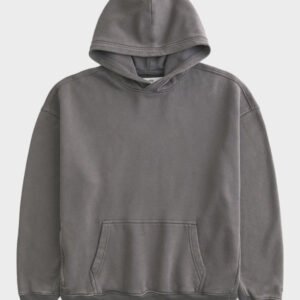 hollister boxy dark grey hoodie