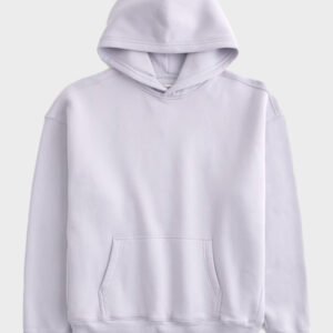 hollister boxy light purple hoodie