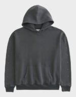 hollister boxy star detail hoodie