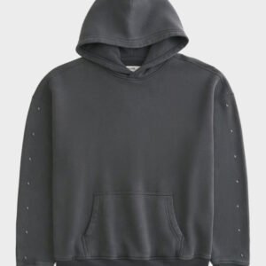 hollister boxy star detail hoodie