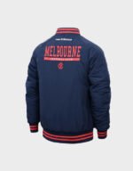 melbourne demons lifestyle navy bomber jacket