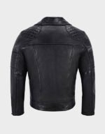 mens biker napa lambskin leather jacket