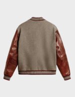 michael buble the voice gray maroon varsity jacket