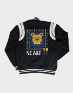 mudcloth north carolina a&t aggie varsity jacket