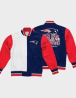 new england patriots team history warm up jacket
