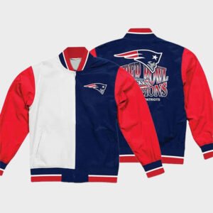 new england patriots team history warm up jacket