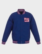 new york giants poly twill varsity jacket