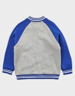 north melbourne gray and royal fleece jacket