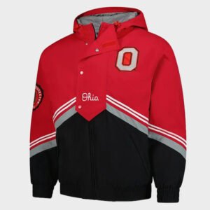 ohio state buckeyes throw it back jacket