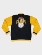pittsburgh steelers warm up team history jacket