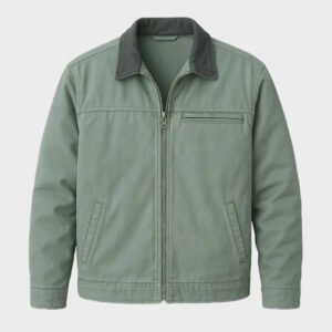 ray bronson green cotton jacket