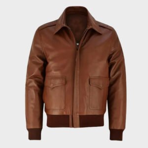 riz ahmed relay bomber leather jacket