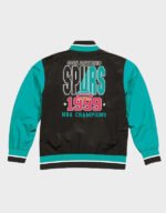 san antonio spurs warm up-team history full zip jacket