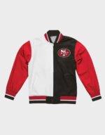 san francisco 49ers team history warm up jacket