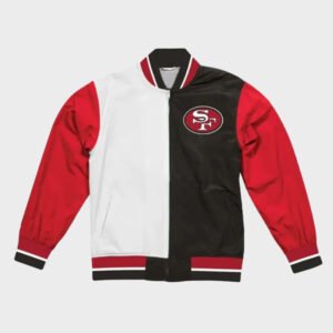 san francisco 49ers team history warm up jacket