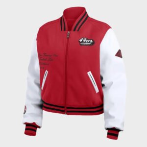san francisco 49ers varsity jacket