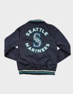seattle mariners navy bullpen nylon jacket