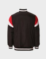 st kilda saints fan black varsity jacket