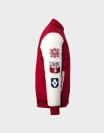sydney swans collegiate red and white varsity jacket