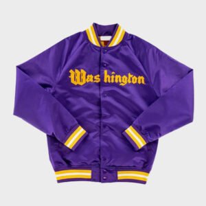 washington huskies retro lightweight jacket
