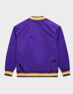 washington huskies retro script purple lightweight satin jacket