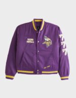abercrombie minnesota vikings varsity jacket