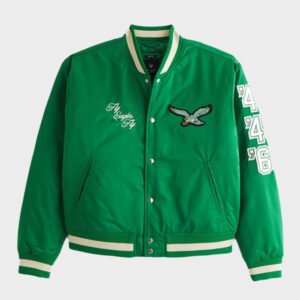 abercrombie philadelphia eagles varsity jacket
