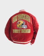 abercrombie san francisco 49ers varsity bomber jacket