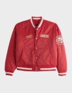 abercrombie san francisco 49ers varsity jacket